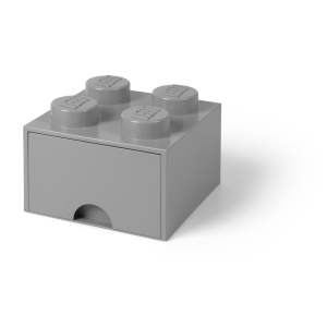 Šedý úložný box čtverec LEGO®