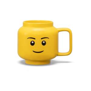 Žlutý keramický dětský hrnek 530 ml Head – LEGO®