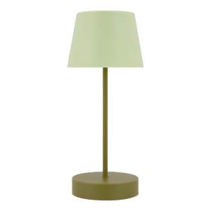 Zelená LED stmívatelná stolní lampa (výška 33,5 cm) Oscar – Remember
