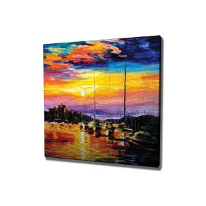 Nástěnná reprodukce na plátně Leonid Afremov, 45 x 45 cm