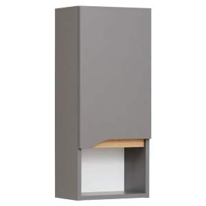 Šedá závěsná koupelnová skříňka 30×70 cm Set 357 – Pelipal