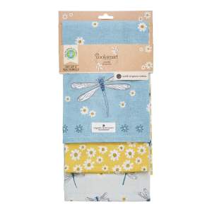 Utěrky z bio bavlny v sadě 3 ks 45×65 cm English Meadow – Cooksmart ®