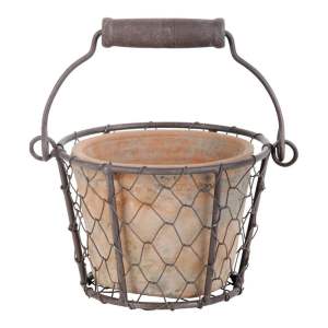 Ručně vyrobený květináč z terakoty ø 12 cm – Esschert Design