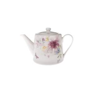 Bílá porcelánová konvice na čaj 900 ml – Dakls