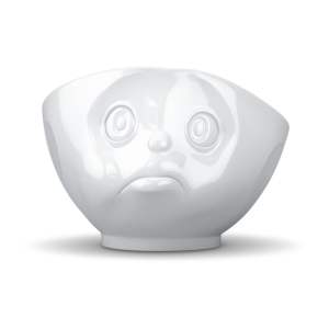 Bílá porcelánová rozmrzelá miska 58products