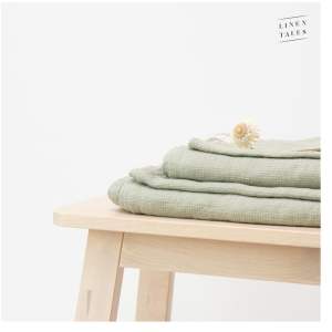 Zelený lněný ručník 65×45 cm – Linen Tales
