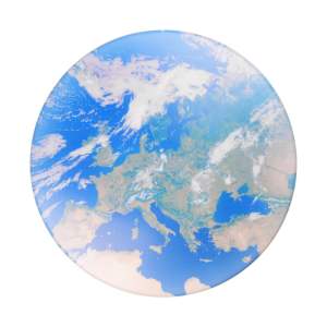 Modré LED stropní svítidlo ø 37 cm Terra – Trio