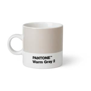 Světle šedý keramický hrnek na espresso 120 ml Espresso Warm Gray 2 – Pantone