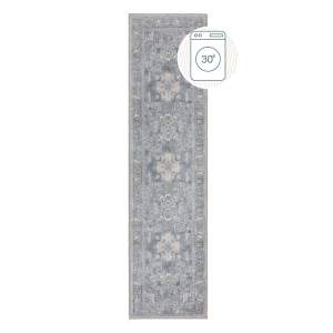 Zelený pratelný běhoun s příměsí recyklovaných vláken 60×230 cm Windsor – Flair Rugs