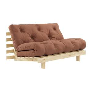 Oranžovohnědá rozkládací pohovka 140 cm Roots – Karup Design