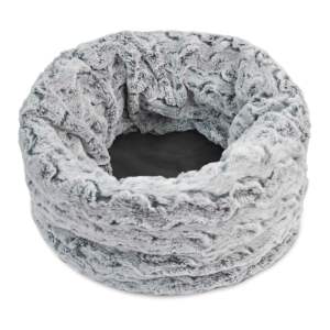 Šedý pelíšek pro domácího mazlíčka ø 33 cm Snuggle Bed 3in1 Husky Grey S – P.L.A.Y.