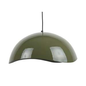 Zelené závěsné svítidlo s kovovým stínidlem ø 50 cm Waved – Leitmotiv
