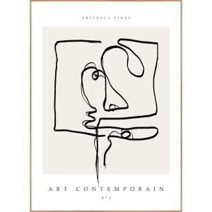 Obraz 50×70 cm Art Contemporain – Malerifabrikken