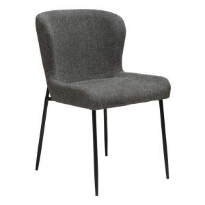 Tmavě šedá jídelní židle DAN-FORM Denmark Glam