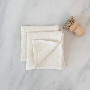 Lněné utěrky v sadě 2 ks 26×26 cm Undyed – Linen Tales