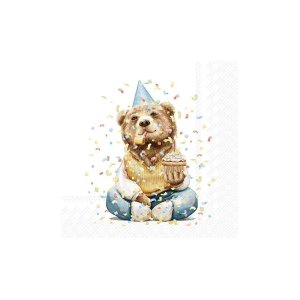 Papírové ubrousky v sadě 20 ks Happy Teddy – IHR