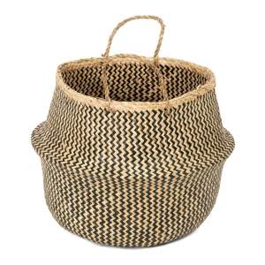 Úložný košík z mořské trávy Compactor Zic Zac, ⌀ 45 cm