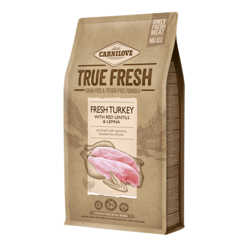 Carnilove True Fresh – Fresh Turkey with Red Lentils and Lemna 1,4 kg Carnilove True Fresh – Fresh Turkey with Red Lentils and Lemna 1,4 kg