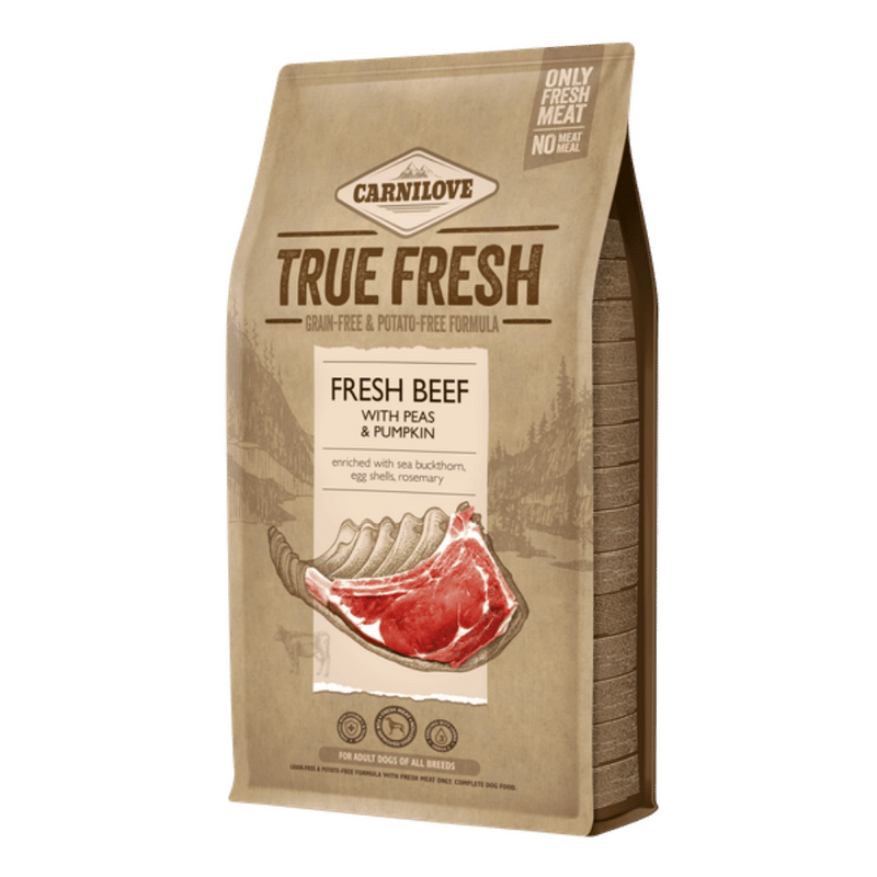 Carnilove True Fresh – Fresh Beef with Peas and Pumpkin 4 kg Carnilove True Fresh – Fresh Beef with Peas and Pumpkin 4 kg