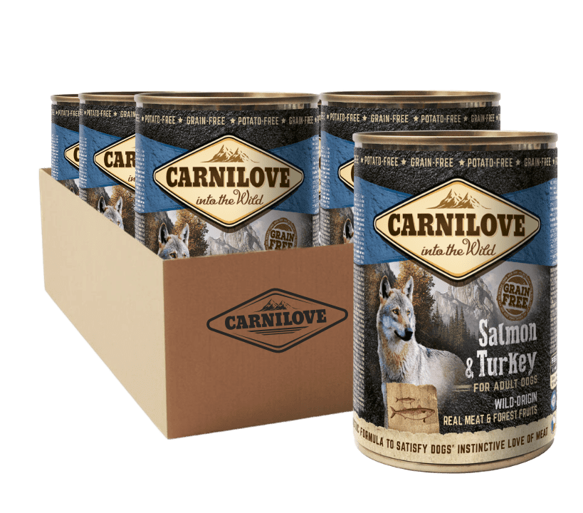 18 x Carnilove Wild Meat Salmon & Turkey 400g 18 x Carnilove Wild Meat Salmon & Turkey 400g