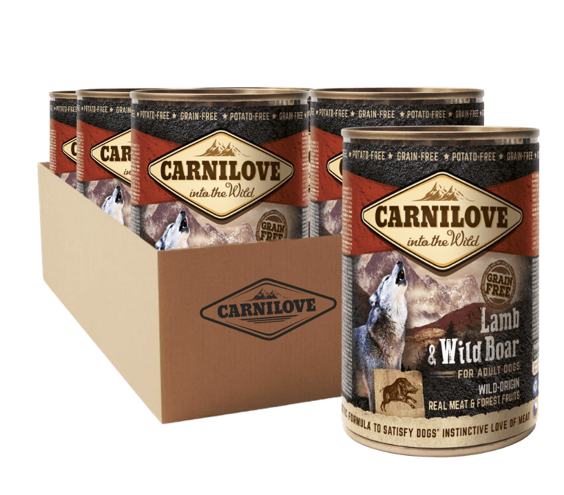18 x Carnilove Wild Meat Lamb & Wild Boar 400g 18 x Carnilove Wild Meat Lamb & Wild Boar 400g