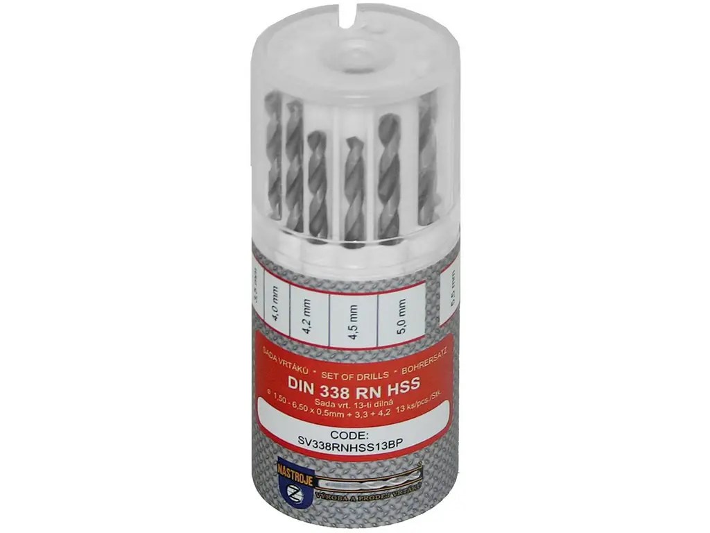 Sada vrtáků do kovu, 13-dílná – HSS13BP Sada vrtáků do kovu, 13-dílná – HSS13BP