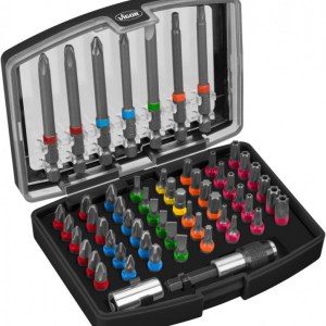 Sada bitů v boxu 57 ks, 1/4″ – V5020