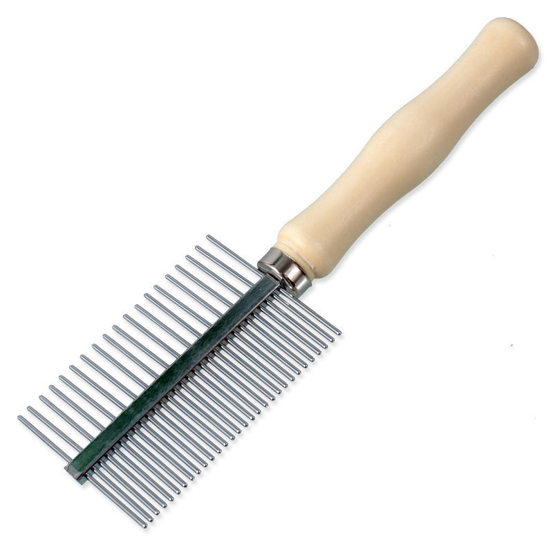 Hřeben DOG FANTASY oboustranný dřevěný 17 cm 1ks Hřeben DOG FANTASY oboustranný dřevěný 17 cm 1ks