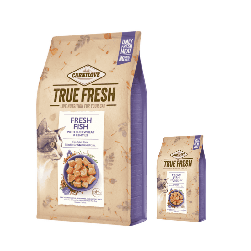 Carnilove True Fresh Cat Fish 4,8 kg + 340g ZDARMA Carnilove True Fresh Cat Fish 4,8 kg + 340g ZDARMA