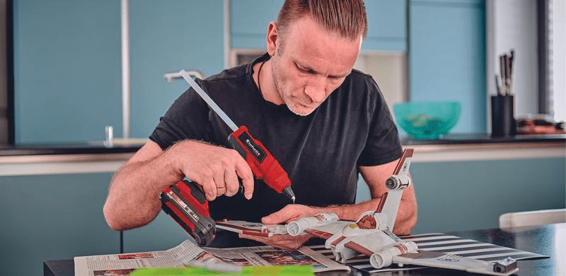 Aku Tavná Lepící Pistole Sada Pistole+AKU+nabíječka - Obrázek 2