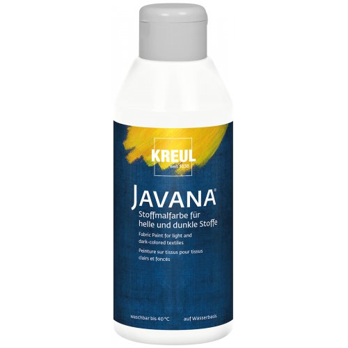 Kreul Barva na světlý a tmavý textil JAVANA 250 ml BÍLÁ Kreul Barva na světlý a tmavý textil JAVANA 250 ml BÍLÁ
