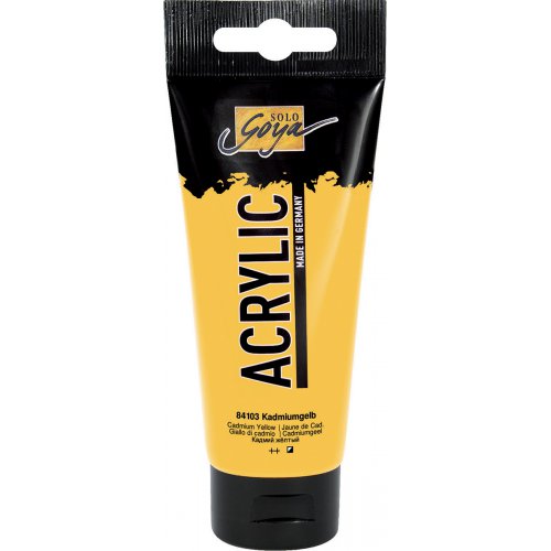Solo Goya Akrylová barva SOLO GOYA 100 ml KADMIUM ŽLUTÁ Solo Goya Akrylová barva SOLO GOYA 100 ml KADMIUM ŽLUTÁ
