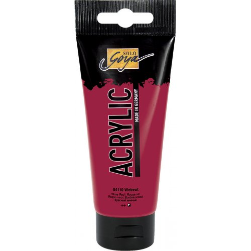 Solo Goya Akrylová barva SOLO GOYA 100 ml VÍNOVĚ ČERVENÁ Solo Goya Akrylová barva SOLO GOYA 100 ml VÍNOVĚ ČERVENÁ