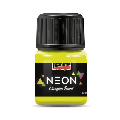 Pentart Akrylová barva NEON PENTART 30 ml ŽLUTÁ Pentart Akrylová barva NEON PENTART 30 ml ŽLUTÁ