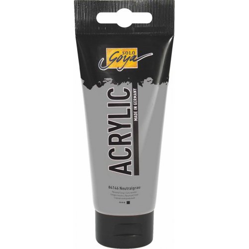 Solo Goya Akrylová barva SOLO GOYA 100 ml NEUTRÁLNÍ ŠEDÁ Solo Goya Akrylová barva SOLO GOYA 100 ml NEUTRÁLNÍ ŠEDÁ