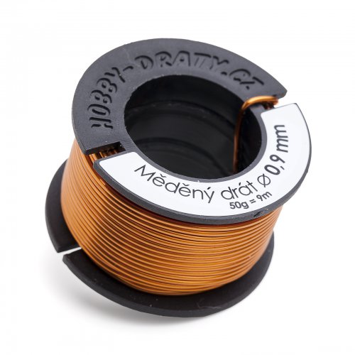 Hobby dráty Měděný drát 0,9/50g Hobby dráty Měděný drát 0,9/50g