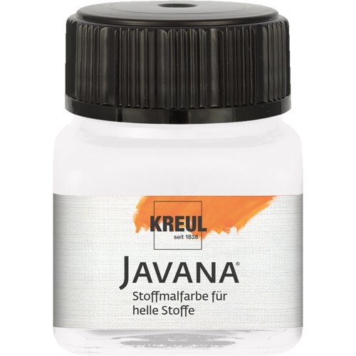 Kreul Barva na světlý textil JAVANA 20 ml BÍLÁ Kreul Barva na světlý textil JAVANA 20 ml BÍLÁ