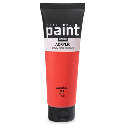 FeelMyPaint Akrylová barva FeelMyPaint 120 ml NAPTHOL ČERVENÁ – certifikace o bezpečnosti dětských hraček FeelMyPaint Akrylová barva FeelMyPaint 120 ml NAPTHOL ČERVENÁ – certifikace o bezpečnosti dětských hraček