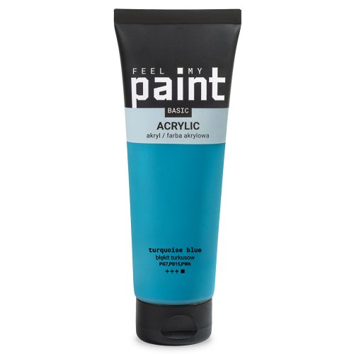 FeelMyPaint Akrylová barva FeelMyPaint 120 ml TYRKYSOVÁ MODRÁ – certifikace o bezpečnosti dětských hraček FeelMyPaint Akrylová barva FeelMyPaint 120 ml TYRKYSOVÁ MODRÁ – certifikace o bezpečnosti dětských hraček