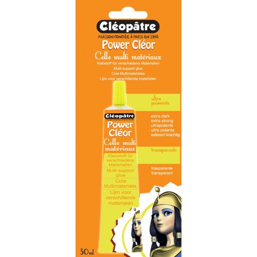 Cleopatre Lepidlo transparentní extra silné POWER CLEOR 30 g v tubě Cleopatre Lepidlo transparentní extra silné POWER CLEOR 30 g v tubě