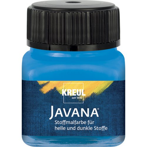 Kreul Barva na světlý a tmavý textil JAVANA 20 ml MODRÁ Kreul Barva na světlý a tmavý textil JAVANA 20 ml MODRÁ