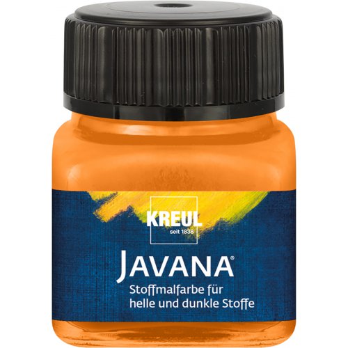 Kreul Barva na světlý a tmavý textil JAVANA 20 ml ORANŽOVÁ Kreul Barva na světlý a tmavý textil JAVANA 20 ml ORANŽOVÁ
