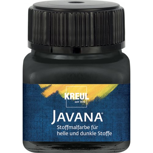 Kreul Barva na světlý a tmavý textil JAVANA 20 ml ČERNÁ Kreul Barva na světlý a tmavý textil JAVANA 20 ml ČERNÁ