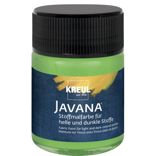 Kreul Barva na světlý a tmavý textil JAVANA 50 ml LISTOVÁ ZELENÁ Kreul Barva na světlý a tmavý textil JAVANA 50 ml LISTOVÁ ZELENÁ