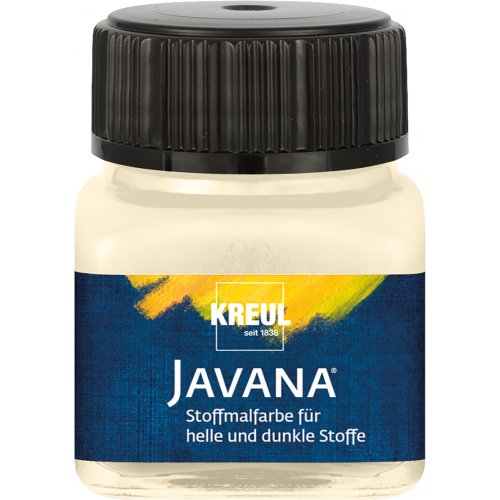 Kreul Barva na světlý a tmavý textil JAVANA 20 ml VANILKOVÁ Kreul Barva na světlý a tmavý textil JAVANA 20 ml VANILKOVÁ