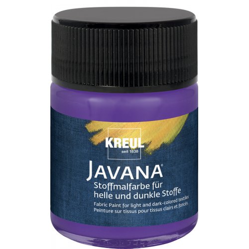 Kreul Barva na světlý a tmavý textil JAVANA 50 ml FIALOVÁ Kreul Barva na světlý a tmavý textil JAVANA 50 ml FIALOVÁ