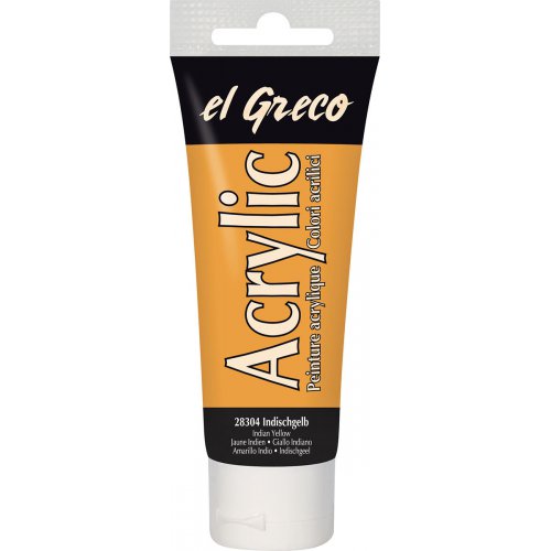 Kreul Akrylová barva EL GRECO 75 ml INDIÁNSKÁ ŽLUTÁ Kreul Akrylová barva EL GRECO 75 ml INDIÁNSKÁ ŽLUTÁ