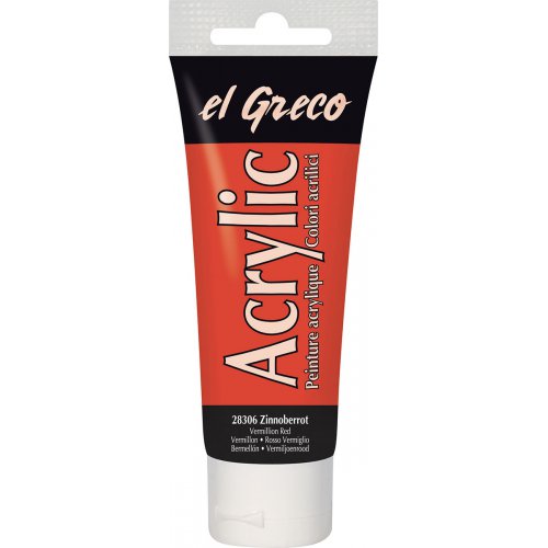 Kreul Akrylová barva EL GRECO 75 ml RUMĚLKOVÁ ČERVENÁ Kreul Akrylová barva EL GRECO 75 ml RUMĚLKOVÁ ČERVENÁ