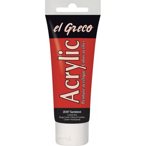 Kreul Akrylová barva EL GRECO 75 ml KARMÍNOVÁ Kreul Akrylová barva EL GRECO 75 ml KARMÍNOVÁ