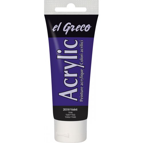 Kreul Akrylová barva EL GRECO 75 ml FIALOVÁ Kreul Akrylová barva EL GRECO 75 ml FIALOVÁ